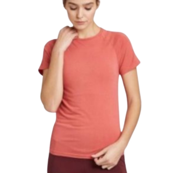 Joy Lab Women's Seamless Short Sleeve T-Shirt - Mineral Red - XLarge - Picture 1 of 4